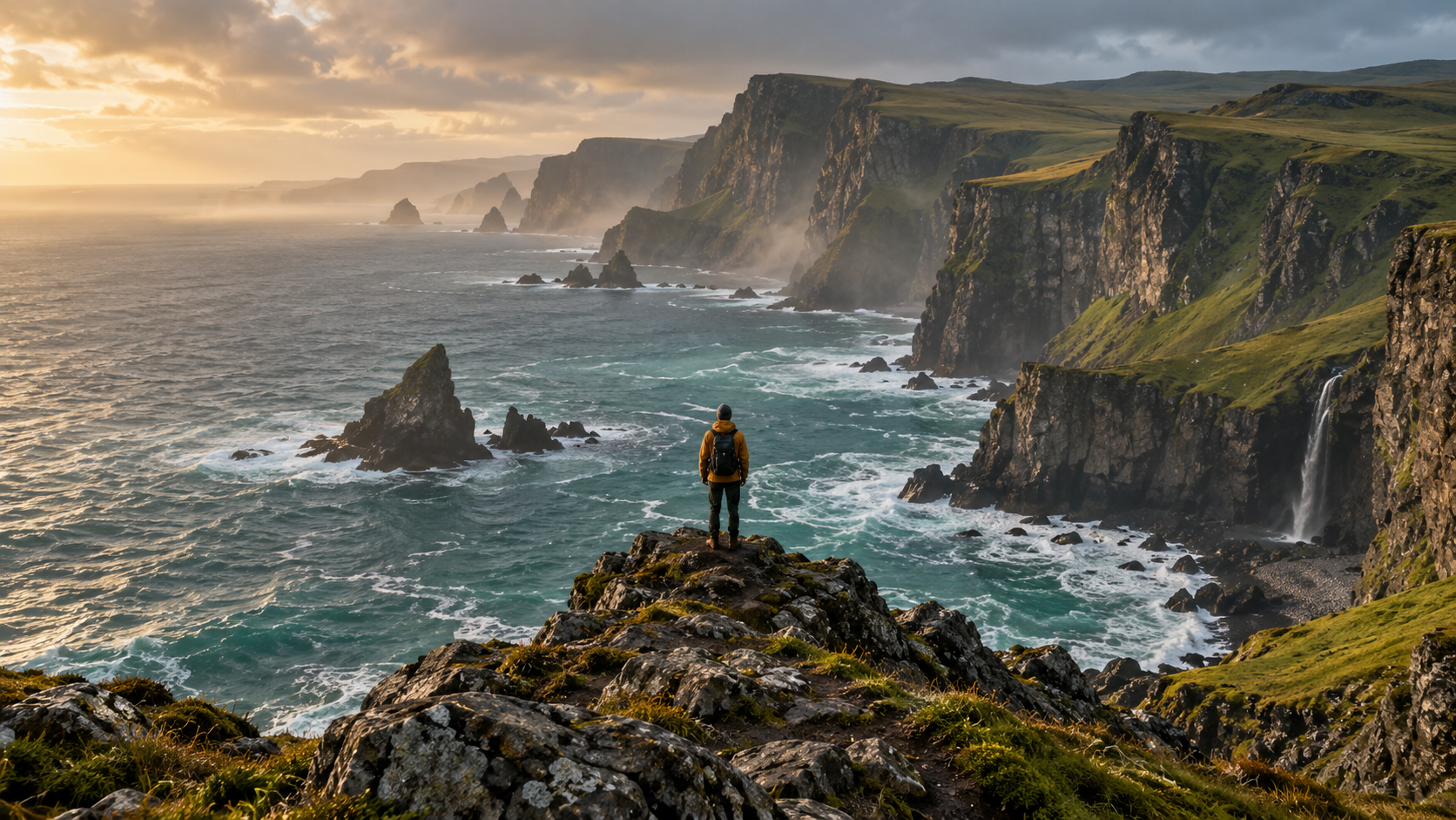 Illustrative landscape showing how a narrow composition fits inside a wide frame